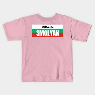 Smolyan City in Bulgarian Flag Kids T-Shirt